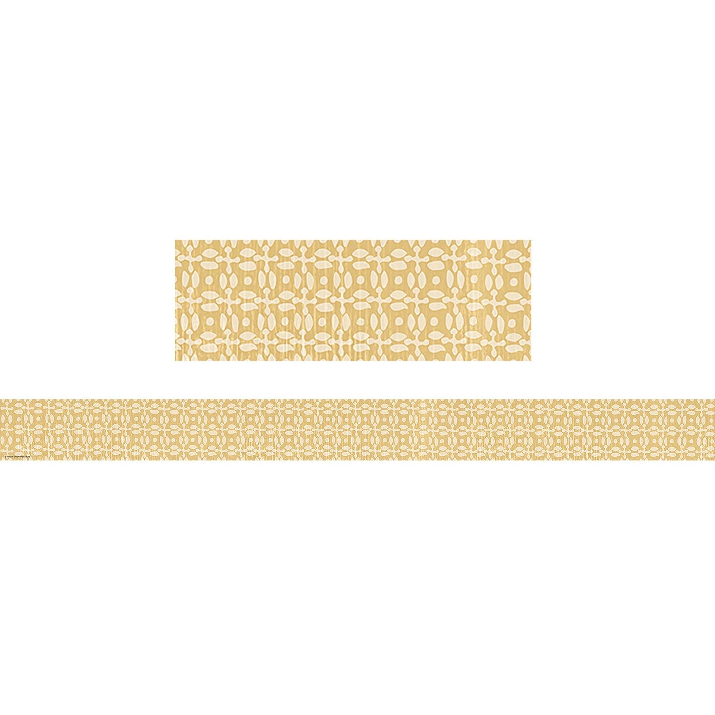 Classroom Cottage Buttercup Straight Border Trim, 35 Feet Per Pack, 6 Packs - Loomini