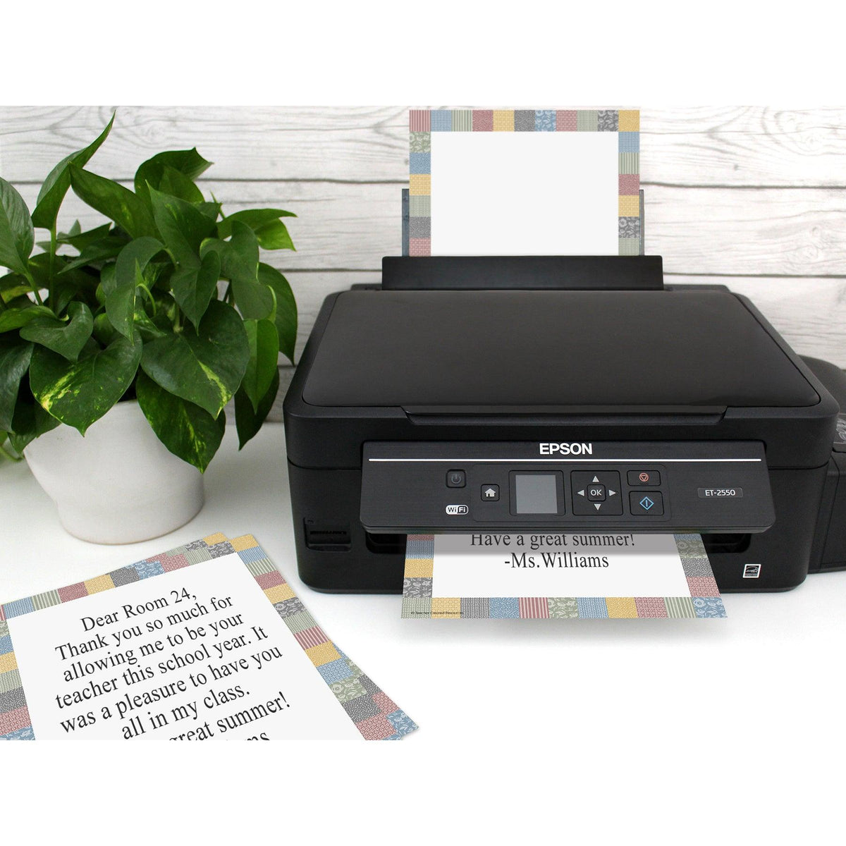 Classroom Cottage Computer Paper, 50 Sheets Per Pack, 6 Packs - Loomini