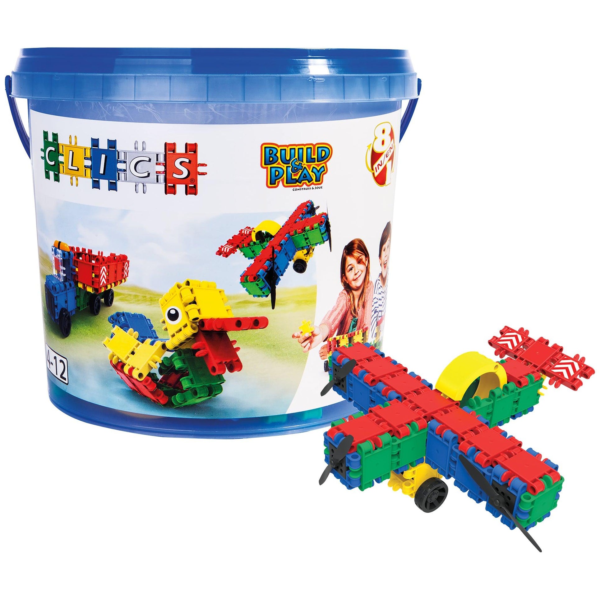 CLICS, 175-Piece Bucket - Loomini