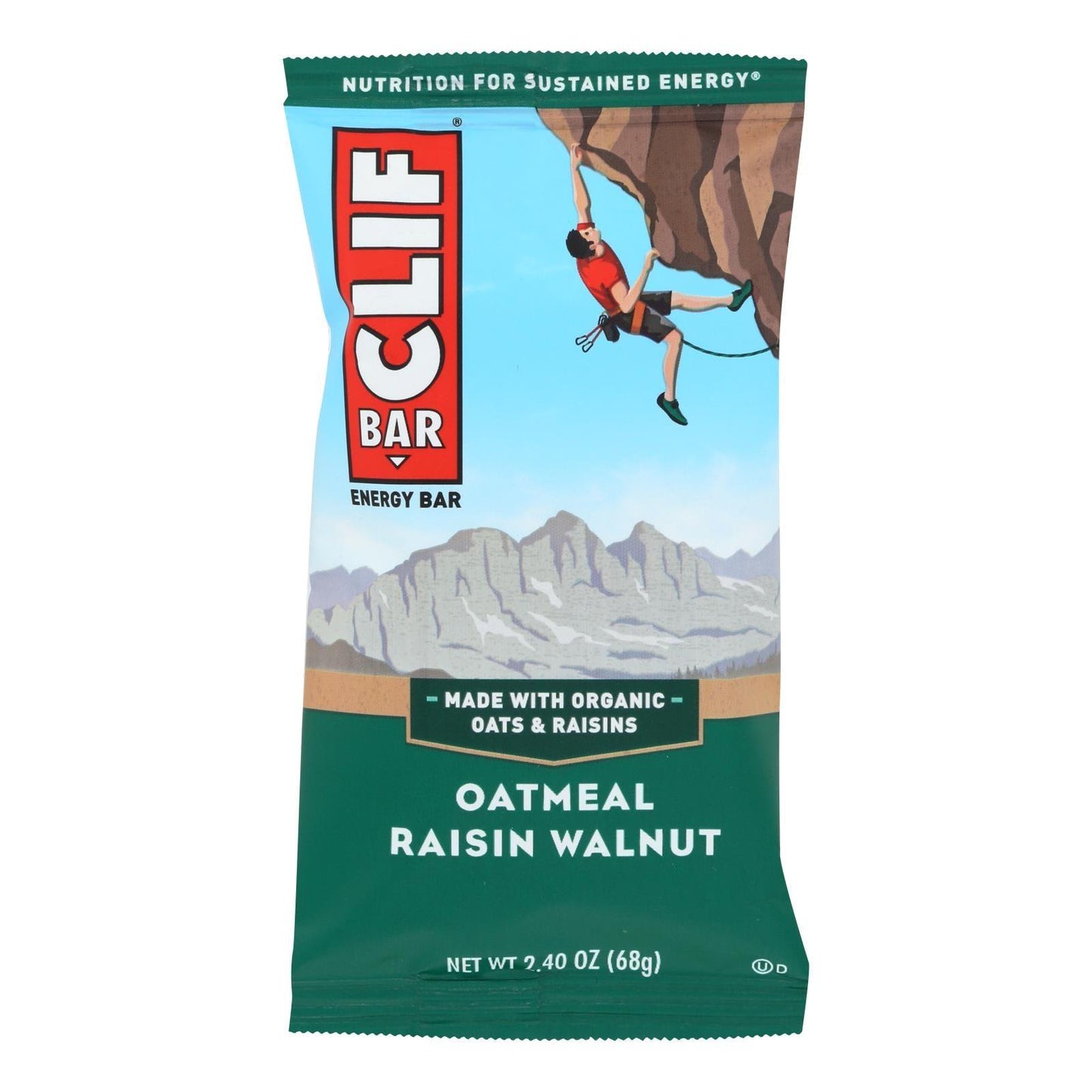 Clif Bar - Organic Oat Raisin Walnut - Case Of 12 - 2.4 Oz - Loomini