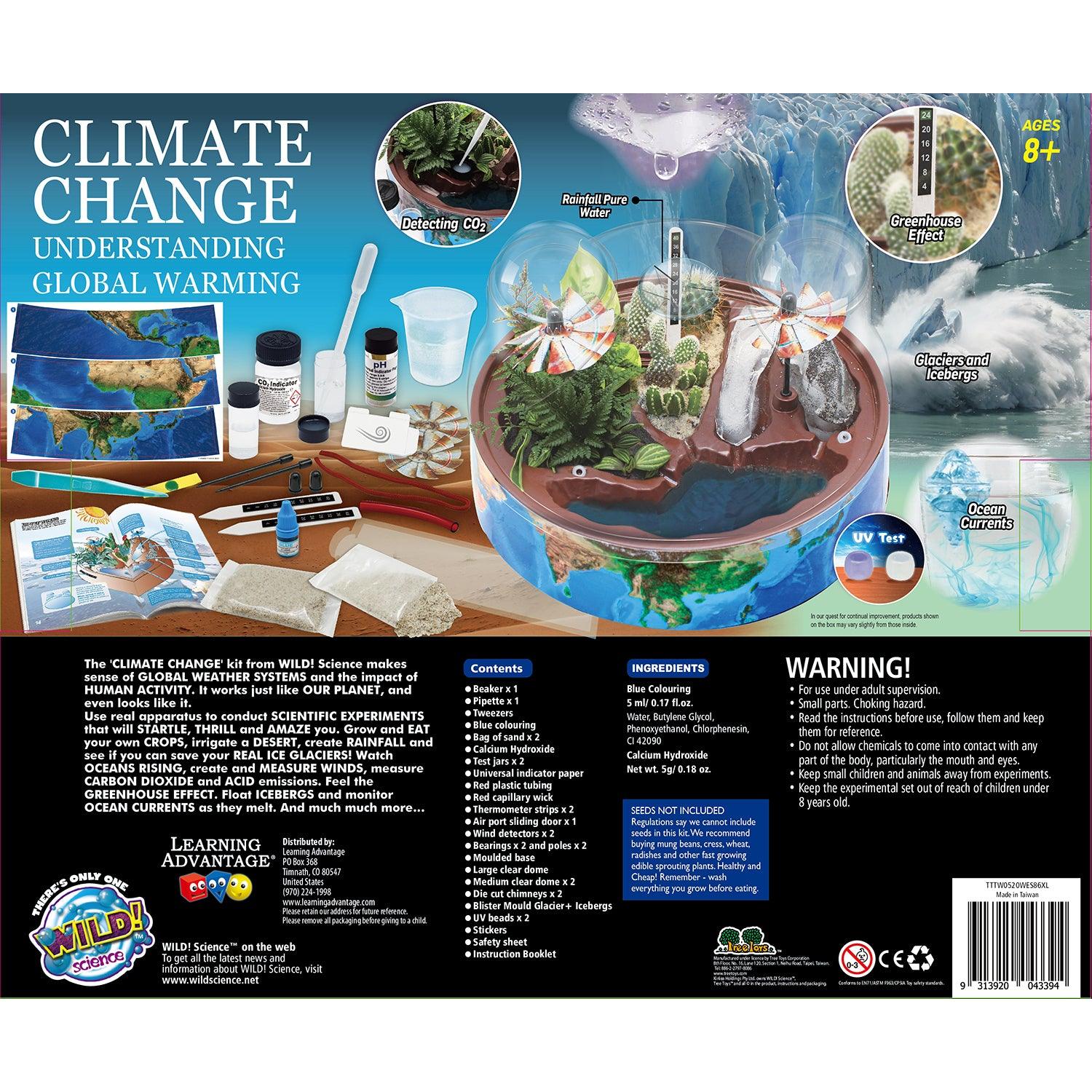 Climate Change - Science Kit for Ages 8+ - Build an Earth Model, Grow Crops, Observe the Greenhouse Effect - Loomini