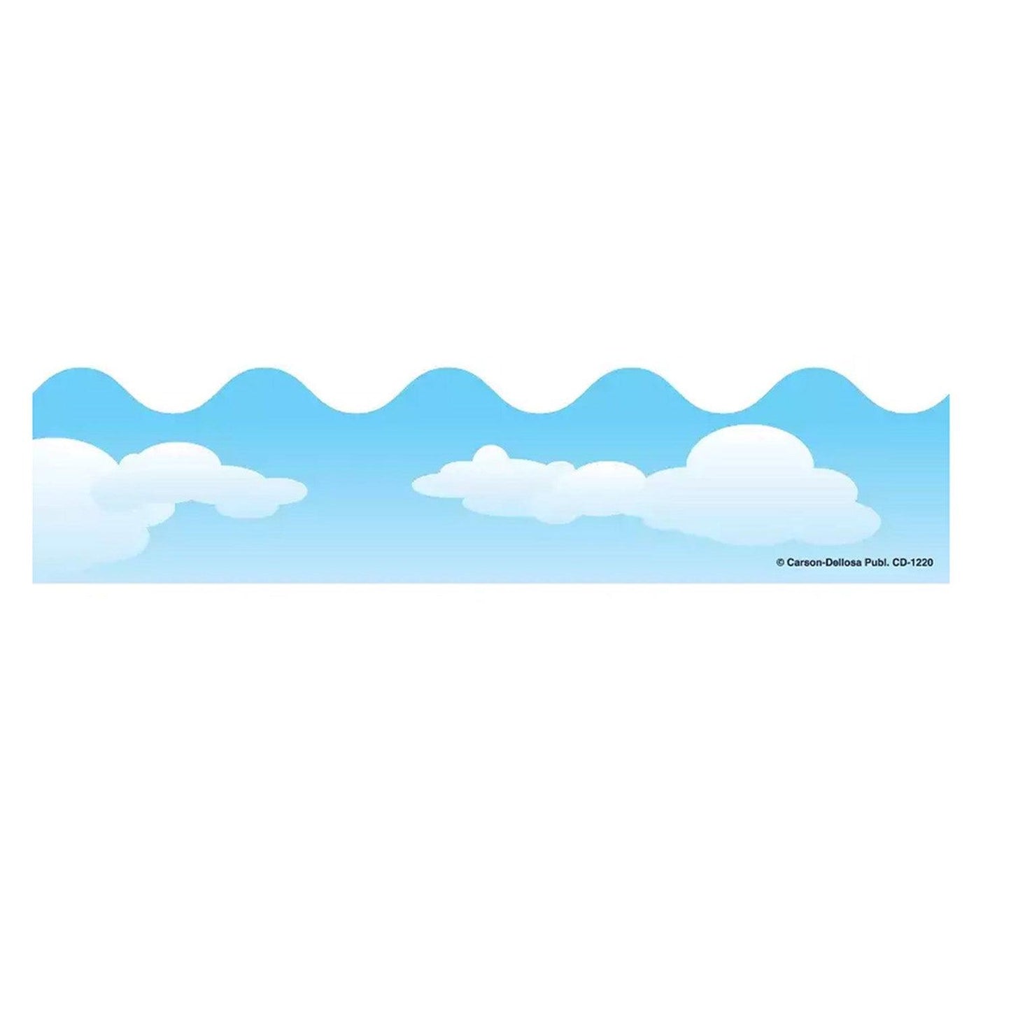 Clouds Classic Scalloped Border, 39 Feet Per Pack, 6 Packs - Loomini