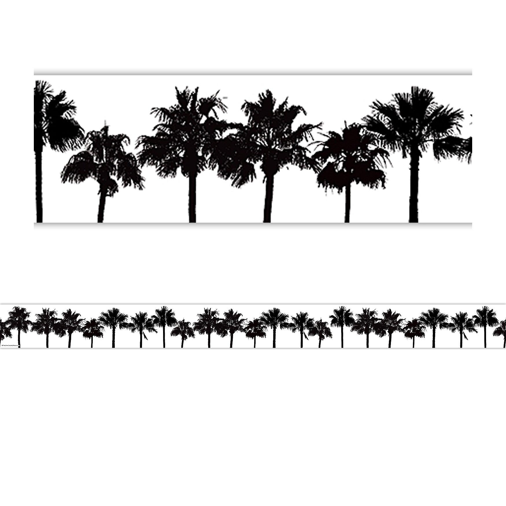 Coco Palms Straight Border Trim, 35 Feet Per Pack, 6 Packs - Loomini