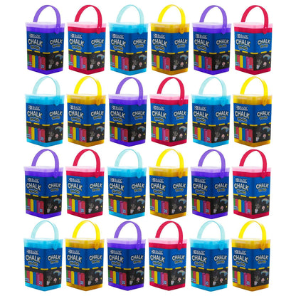 Color Chalk, 20 Per Bucket, 24 Buckets - Loomini