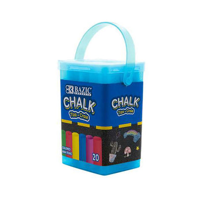 Color Chalk, 20 Per Bucket, 24 Buckets - Loomini