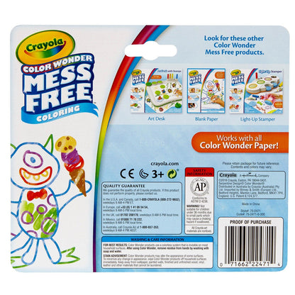 Color Wonder Mess Free Mini Markers, Classic Colors, 10 Per Pack, 3 Packs - Loomini