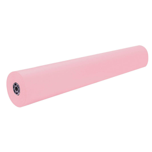 Colored Kraft Duo-Finish® Paper, Pink, 36" x 1,000', 1 Roll - Loomini