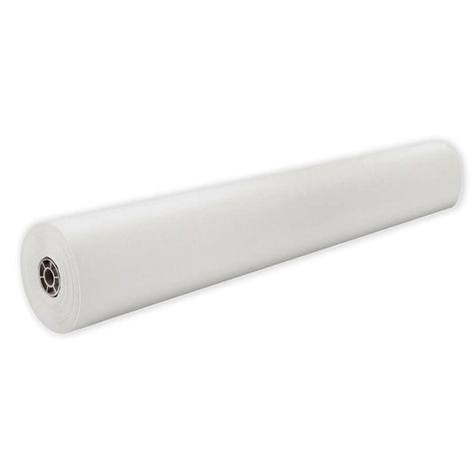 Colored Kraft Duo-Finish® Paper, White, 36" x 1000', 1 Roll - Loomini