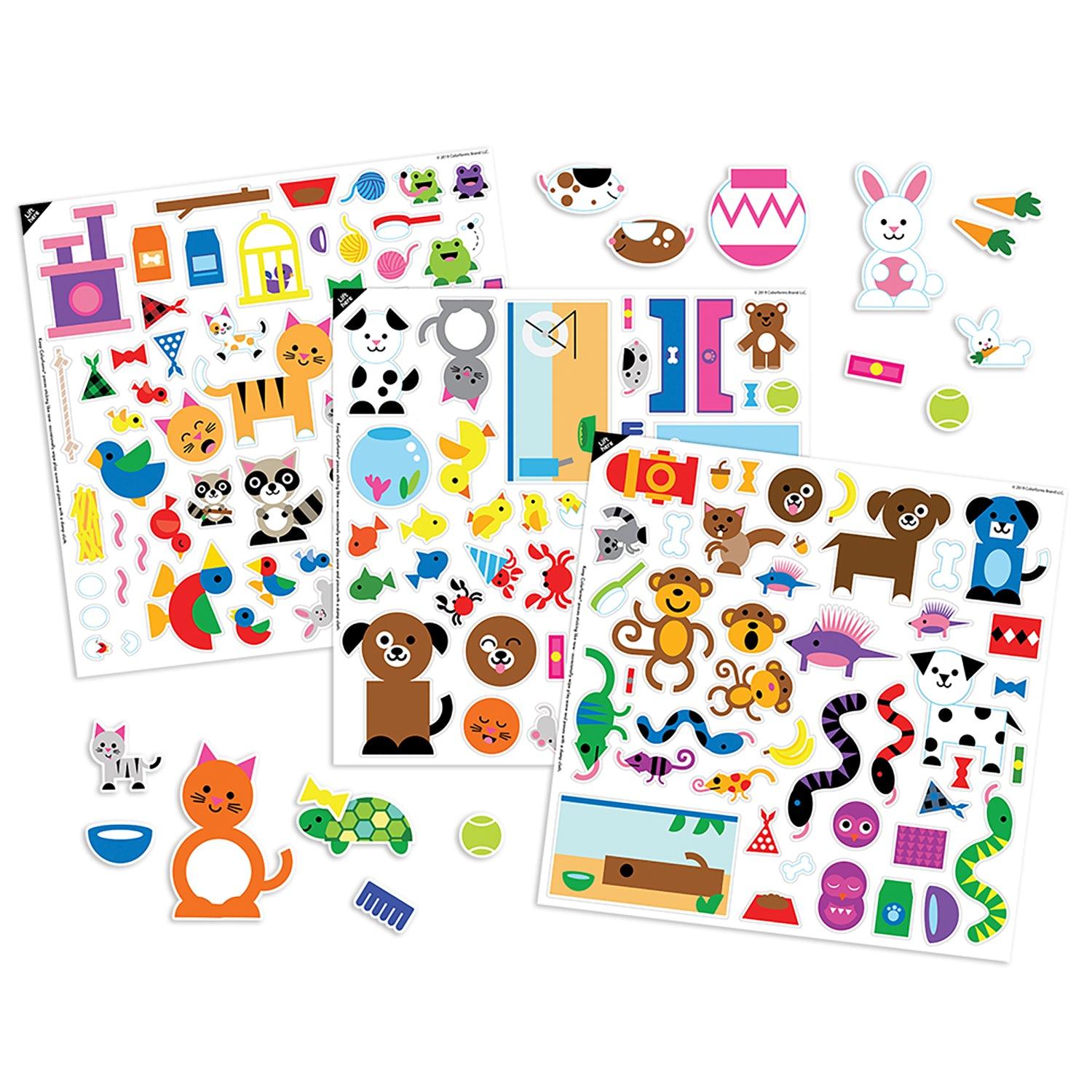 Colorforms® Pets Picture Playset - Loomini