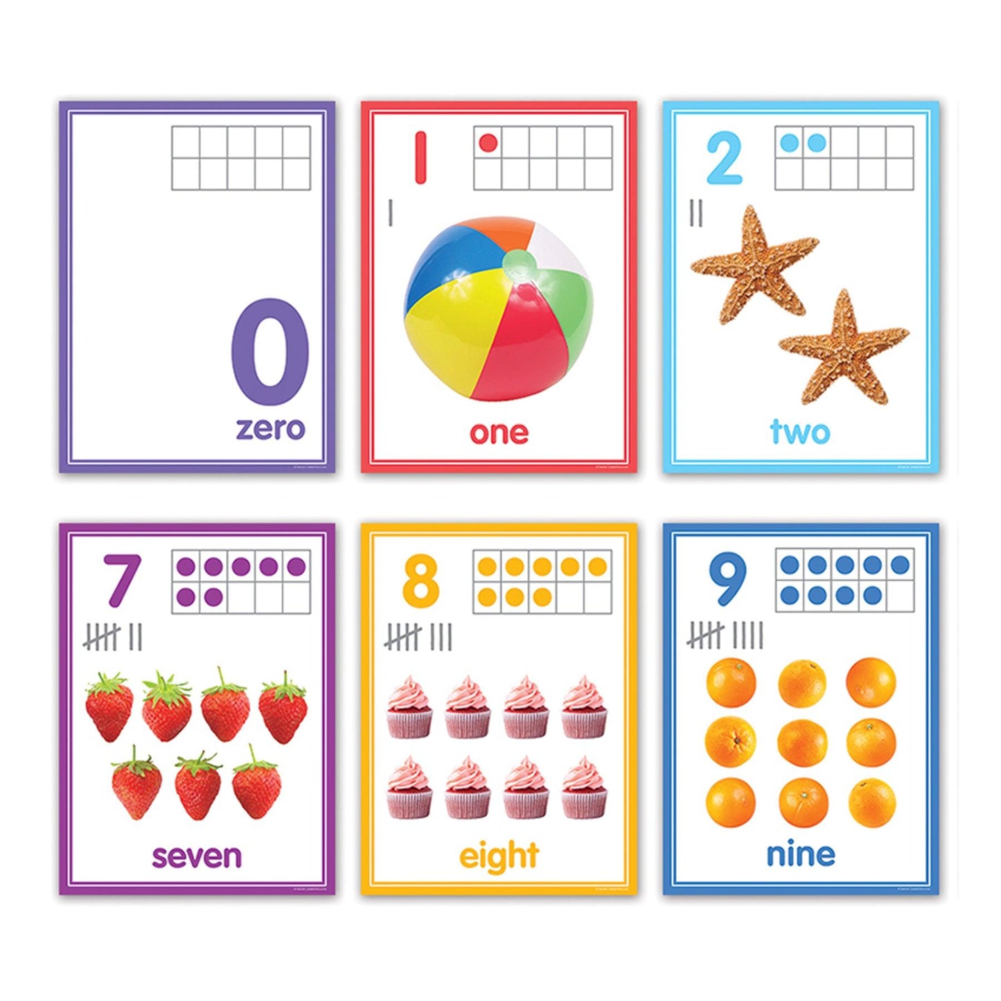 Colorful Numbers 0-20 Bulletin Board Set, 23 Pieces - Loomini