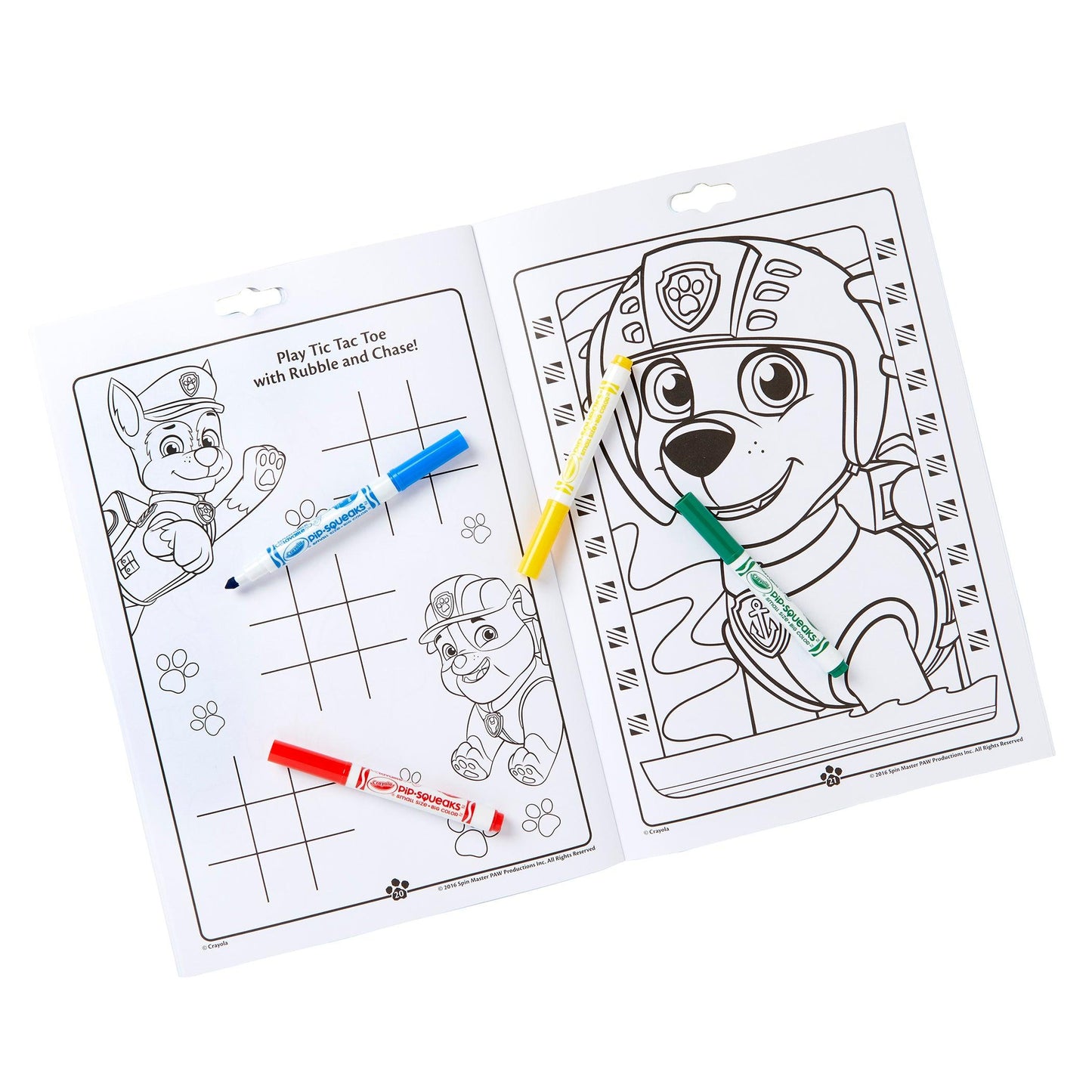 Coloring & Activity Pad with Markers, Paw Patrol, Pack of 3 - Loomini