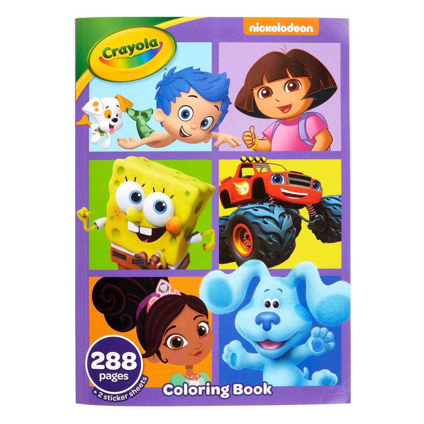 Coloring Book, Nick Jr, 288 Pages, Pack of 3 - Loomini