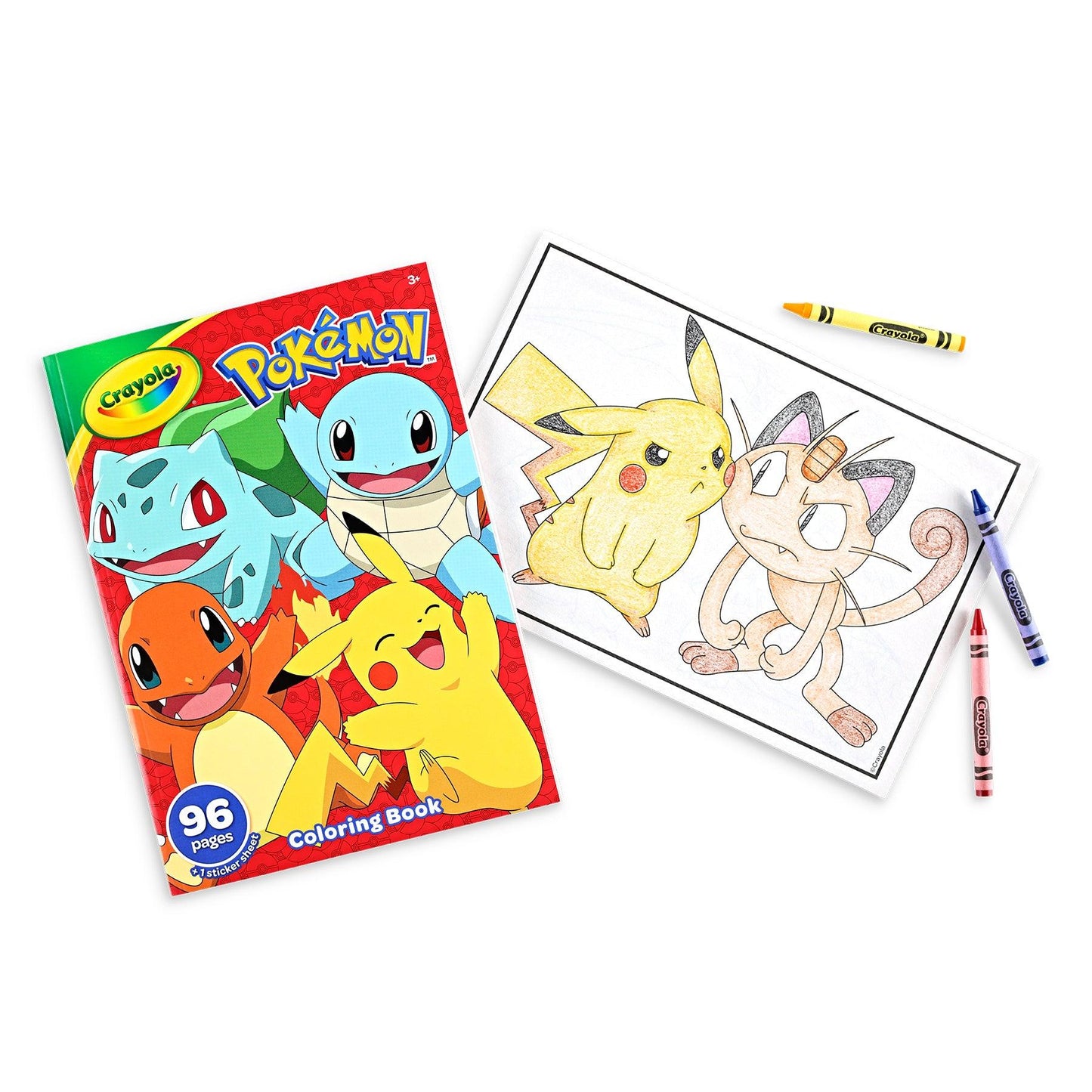 Coloring Book, Pokemon, 96 Pages, Pack of 8 - Loomini