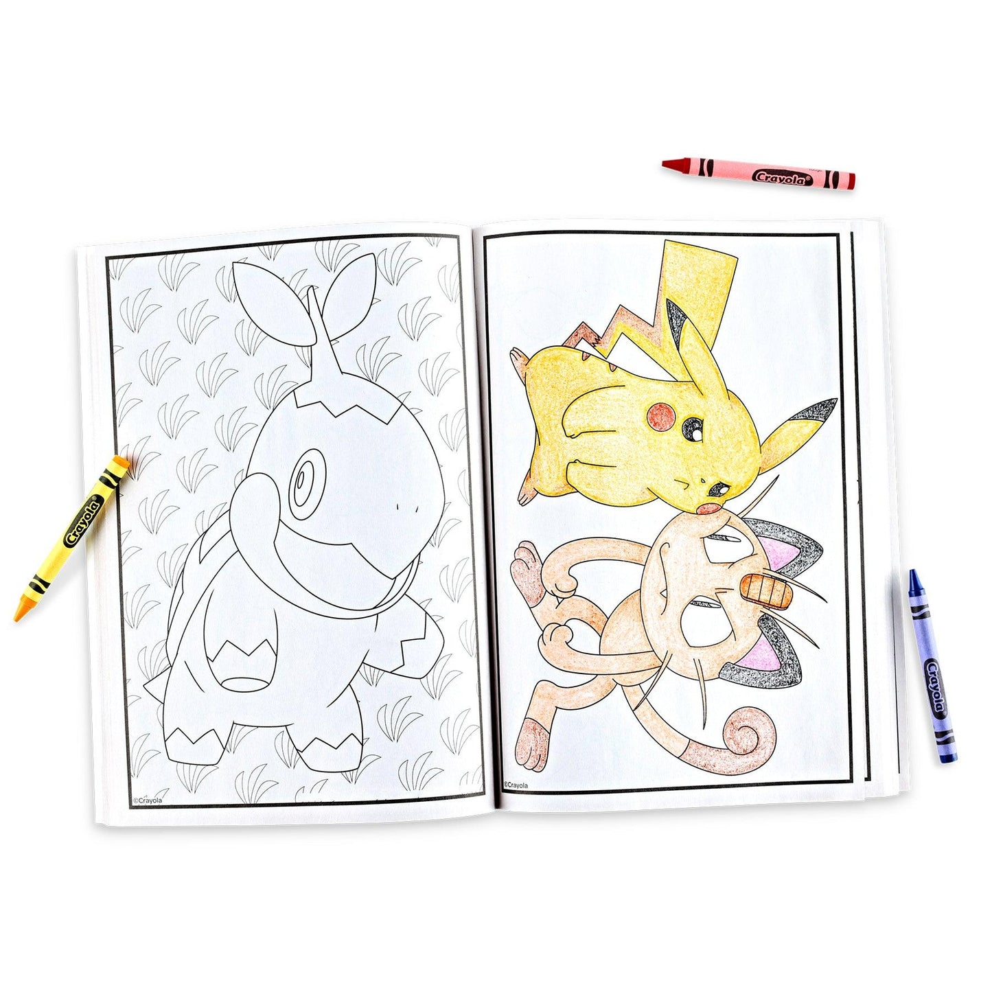 Coloring Book, Pokemon, 96 Pages, Pack of 8 - Loomini