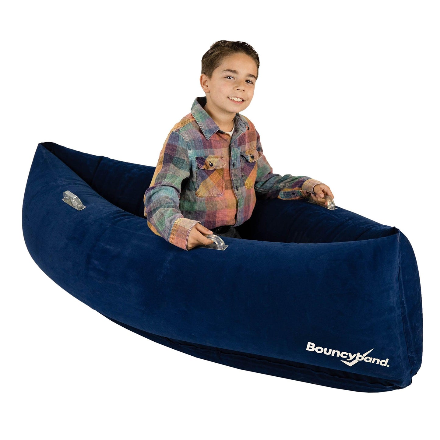 Comfy Hugging Peapod Sensory Pod, 60", Ages 6-12 Up to 3-5'1" Tall, Blue - Loomini