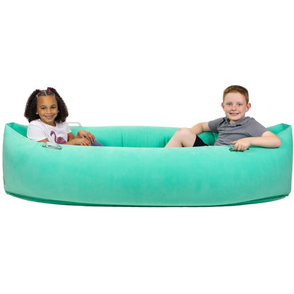 Comfy Peapod, Inflatable Sensory Pod , 80", Green - Loomini