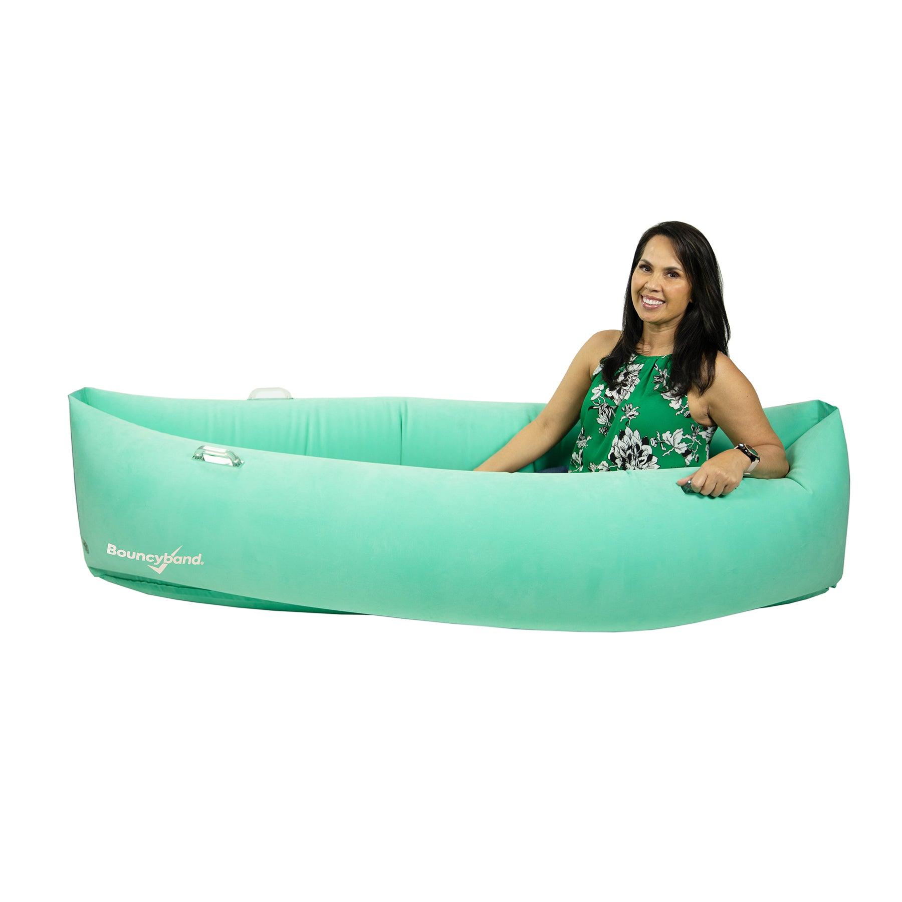 Comfy Peapod, Inflatable Sensory Pod , 80", Green - Loomini