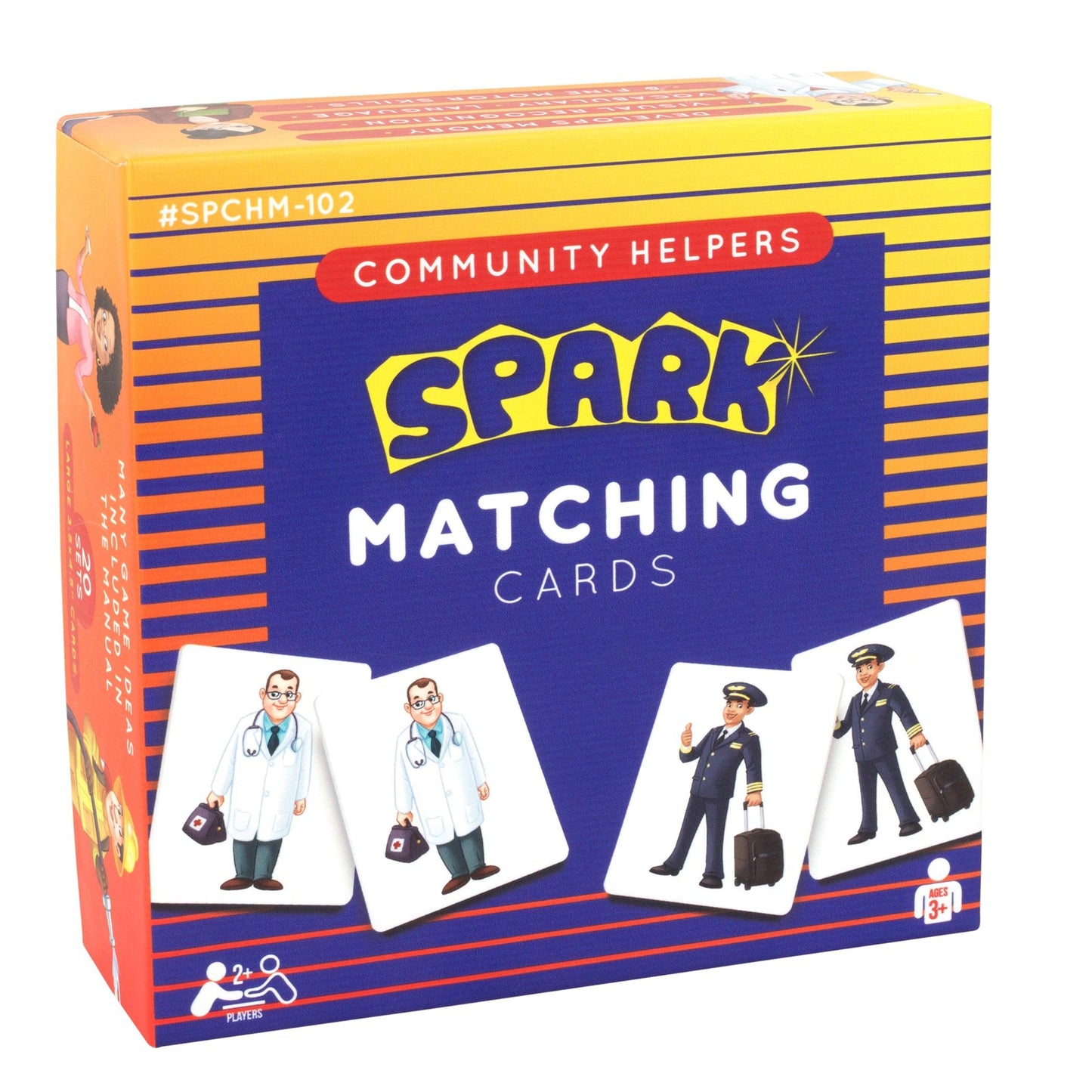 Community Helpers Matching Cards Memory Game - Loomini