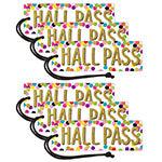 Confetti Magnetic Hall Pass, Pack of 6 - Loomini