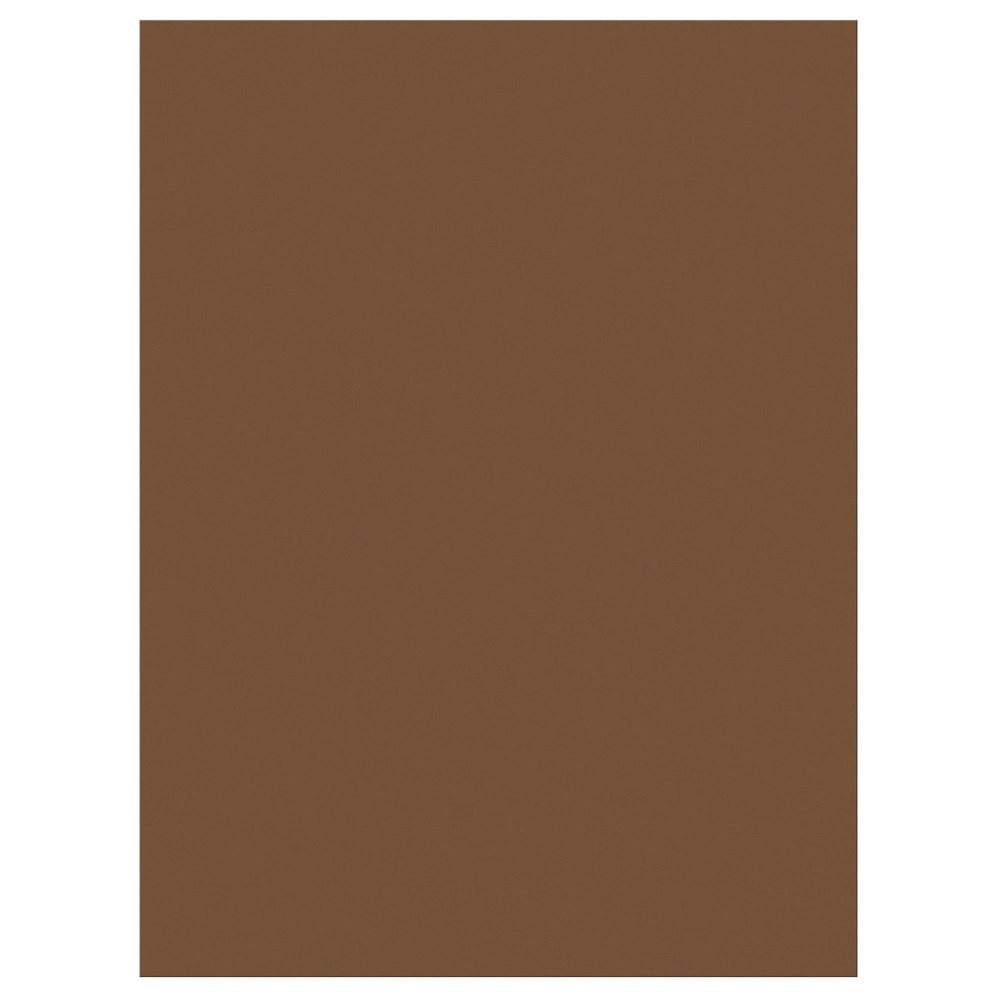 Construction Paper, Dark Brown, 9" x 12", 50 Sheets Per Pack, 10 Packs - Loomini