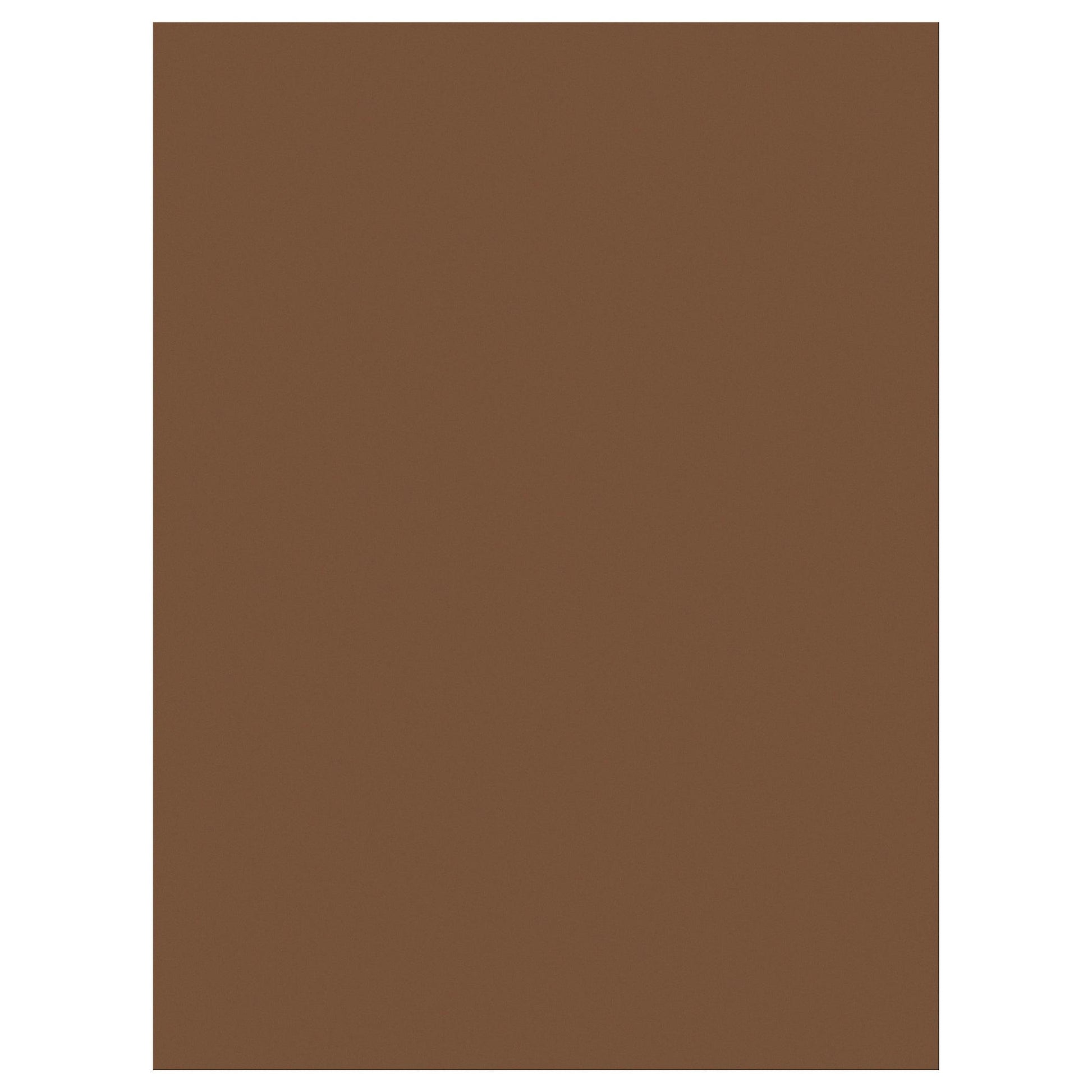 Construction Paper, Dark Brown, 9" x 12", 50 Sheets Per Pack, 10 Packs - Loomini