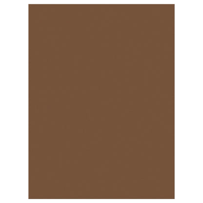 Construction Paper, Dark Brown, 9" x 12", 50 Sheets Per Pack, 10 Packs - Loomini