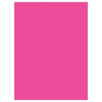 Construction Paper, Hot Pink, 9" x 12", 50 Sheets Per Pack, 10 Packs - Loomini