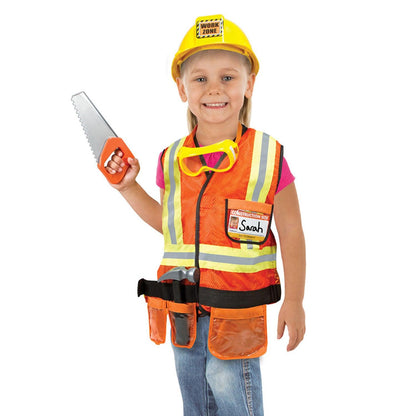 Construction Worker Role Play Costume Set - Loomini