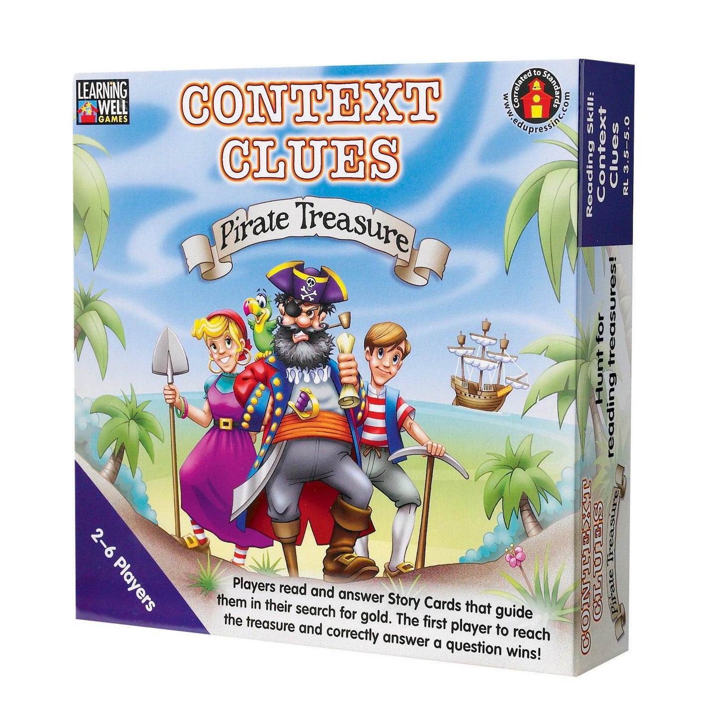 Context Clues Game Blue Level—Pirate Treasure Game - Loomini