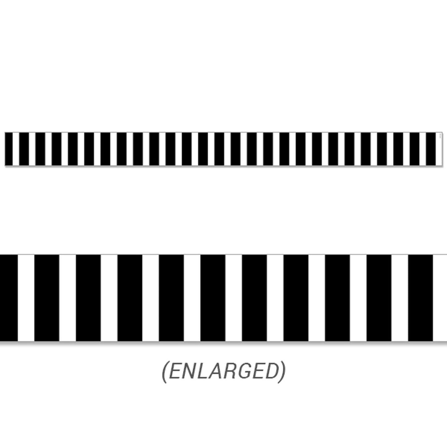 Core Décor Bold Stripes EZ Border, 48 Feet Per Pack, 3 Packs - Loomini