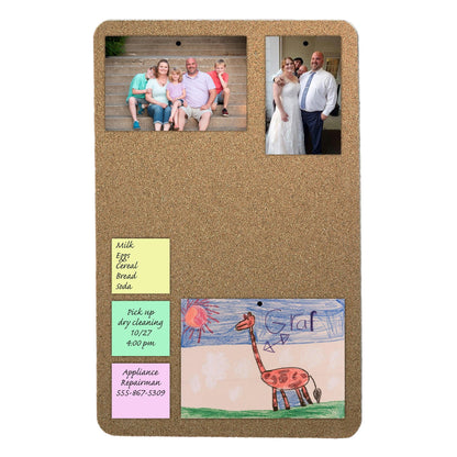 Cork Bulletin Board, 12" x 18", Pack of 6 - Loomini