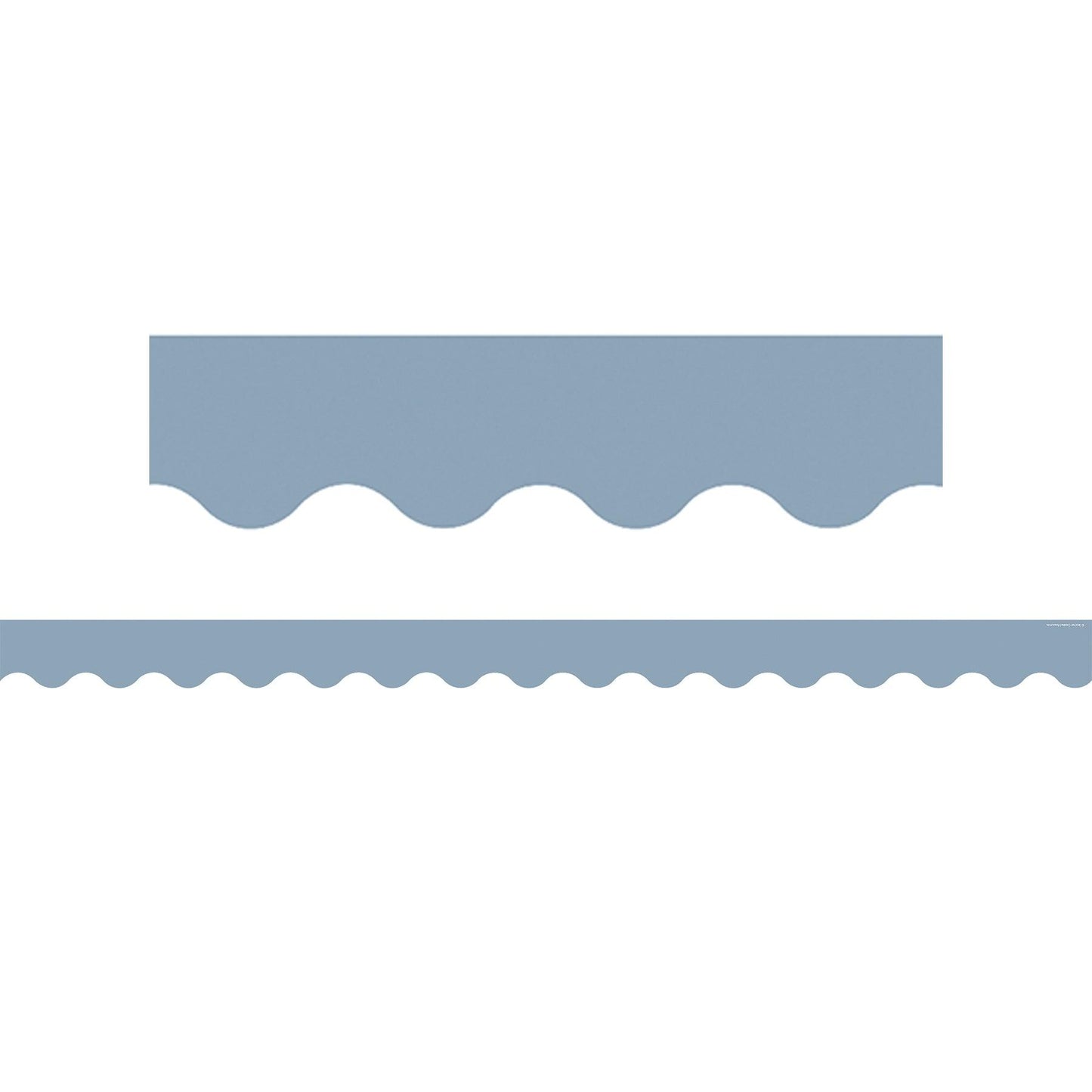 Cottage Blue Scalloped Border Trim, 35 Feet Per Pack, 6 Packs - Loomini