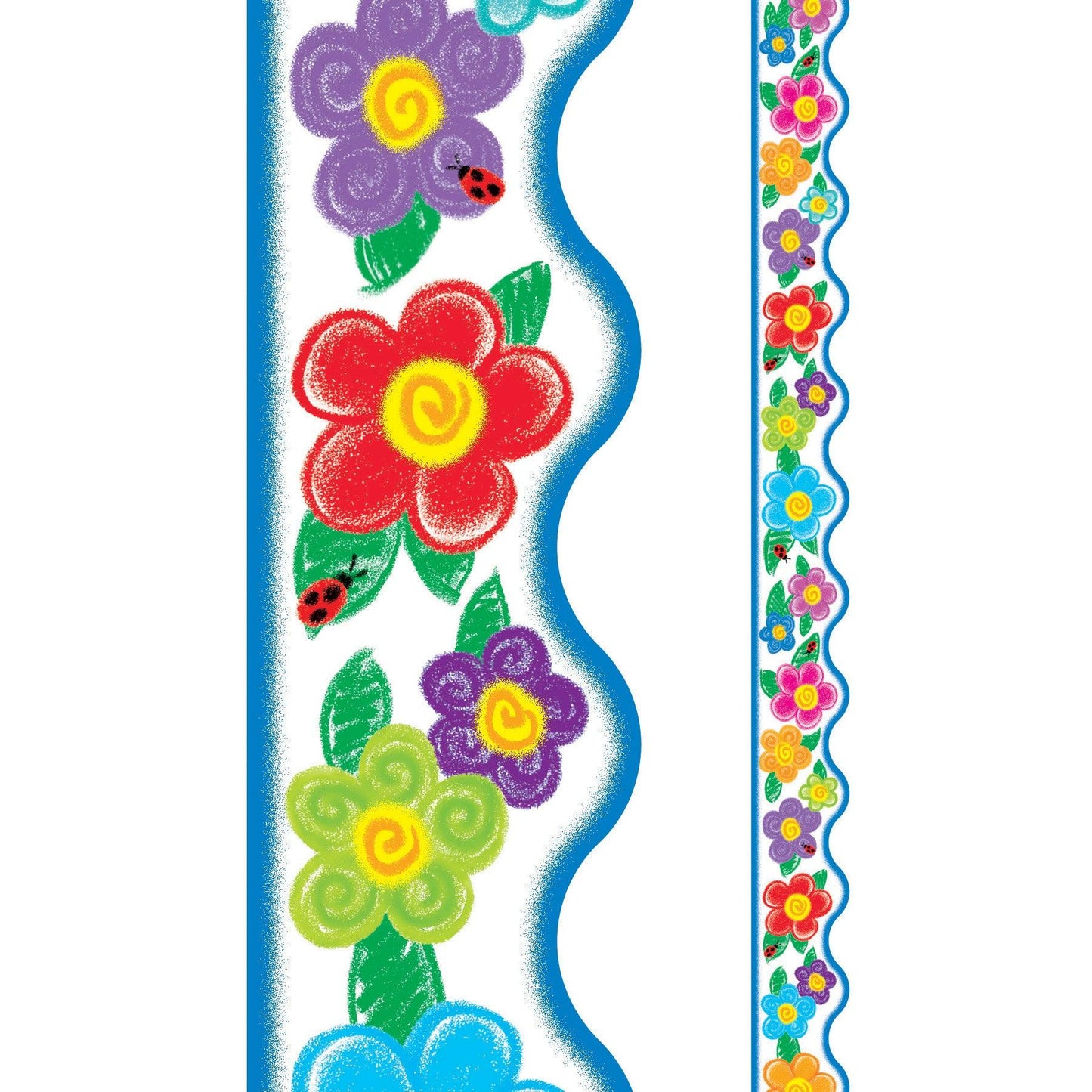 Crayon Flowers Terrific Trimmers®, 39 Feet Per Pack, 6 Packs - Loomini