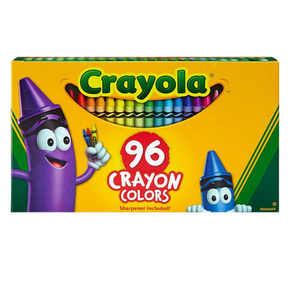 Crayons, 96 Per Box, 3 Boxes - Loomini