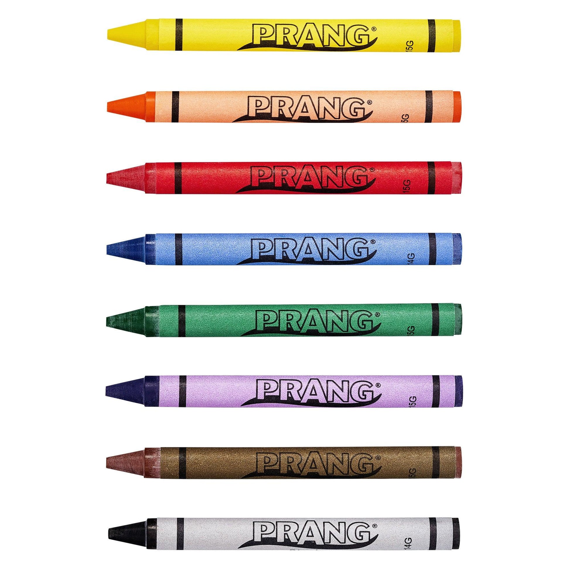 Crayons, Master Pack, 8 Colors (50 Each), 400 Count - Loomini