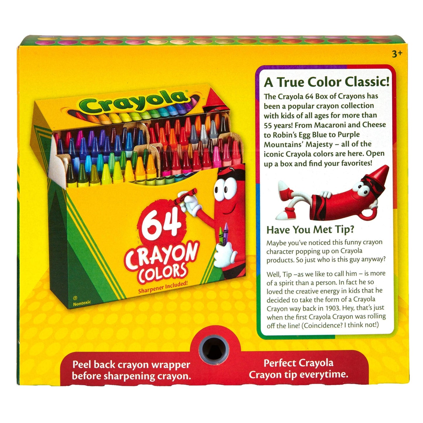 Crayons, Regular Size, 64 Per Box, 3 Boxes - Loomini