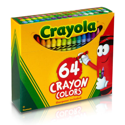 Crayons, Regular Size, 64 Per Box, 3 Boxes - Loomini