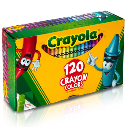 Crayons, Regular Size, Pack of 120 - Loomini