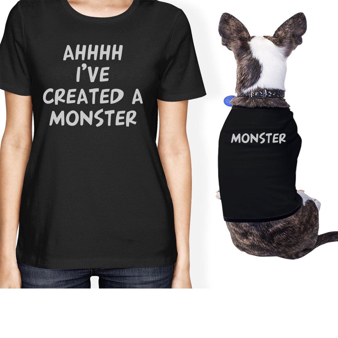 Created A Monster Small Pet Owner Matching Gift Outfits Dog Lovers - Loomini