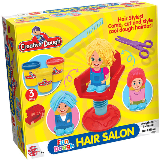 Creative Dough Fun Dough Activity Set - Hair Salon - Loomini