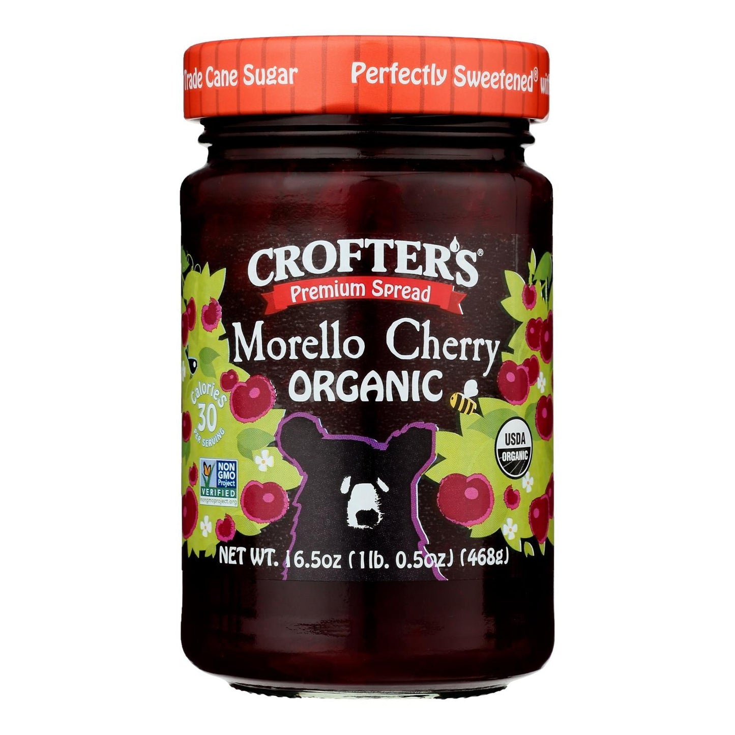 Crofters - Prem Sprd Mrlo Cherry - Case Of 6-16.5 Oz - Loomini