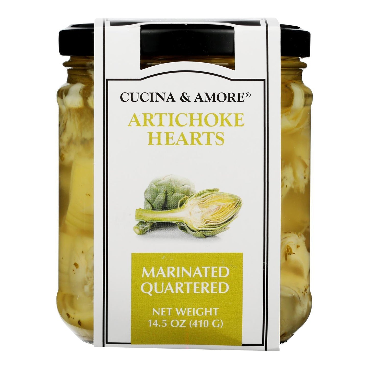 Cucina & Amore - Artichoke Qrtrs Marinate - Case Of 6 - 14.5 Oz - Loomini