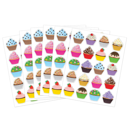 Cupcakes Stickers, 120 Per Pack, 12 Packs - Loomini