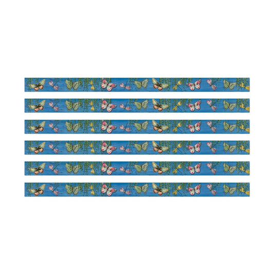 Curiosity Garden Butterfly Deco Trim®, 37 Feet Per Pack, 6 Packs Eureka®