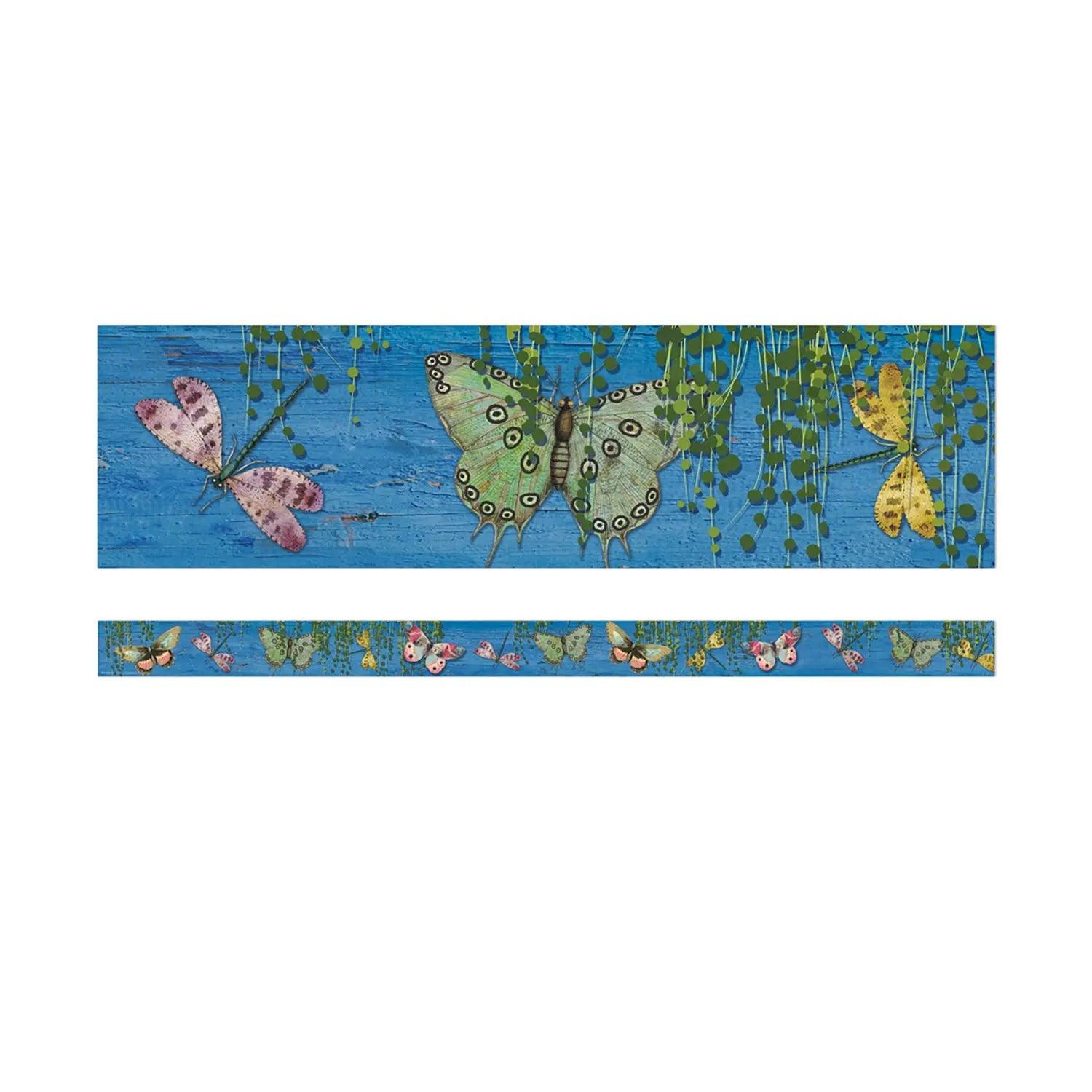 Curiosity Garden Butterfly Deco Trim®, 37 Feet Per Pack, 6 Packs Eureka®