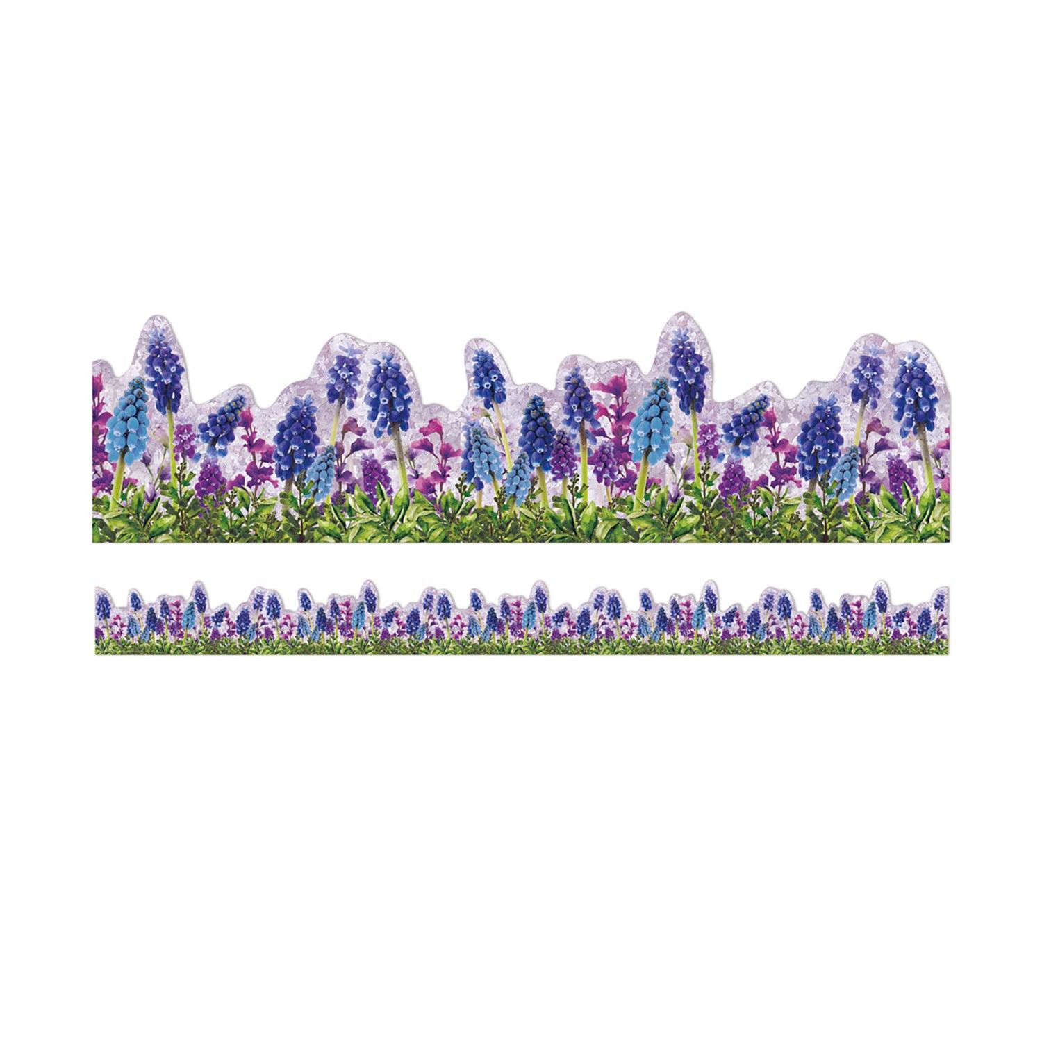 Curiosity Garden Die-Cut Floral Extra Wide Deco Trim®, 37 Feet Per Pack, 6 Packs - Loomini
