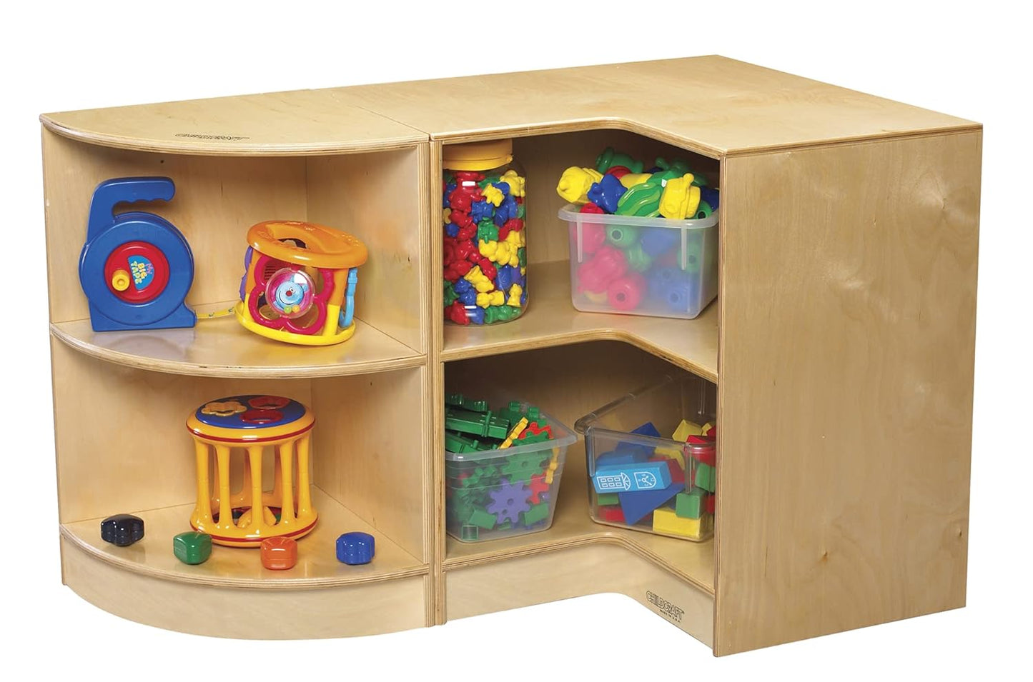 Toddler outside Corner Unit, 14-1/4 X 14-1/4 X 24 Inches