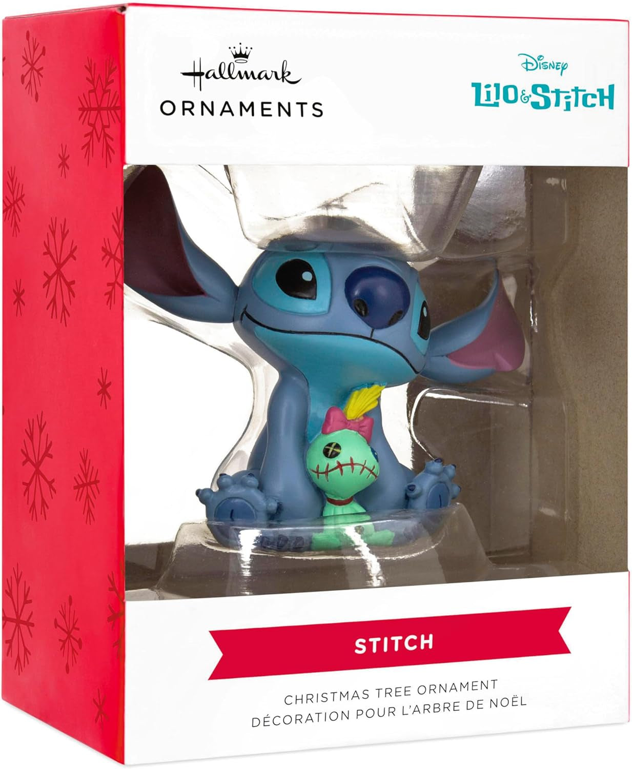 Disney Lilo & Stitch Reindeer Stitch Christmas Ornament