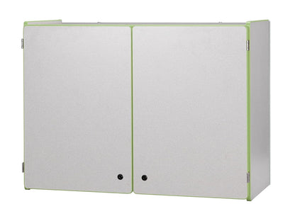 Rainbow Accents 0945JC130 Lockable Wall Cabinet - Key Lime Green, Large