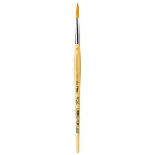 JUNIOR Synthetics Student Brush, Synthetic, Tempera, Round, Series 303, Size 6